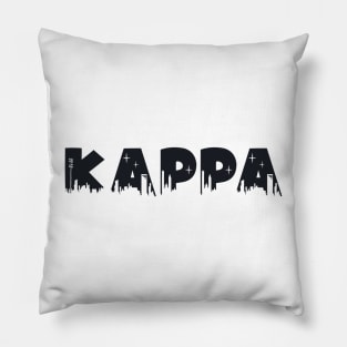 Kappa Cityscape Letters Pillow