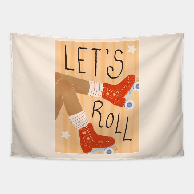 Let's Roll! Tapestry by aaalou