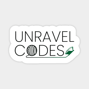 Unravel Codes Word Mark Magnet