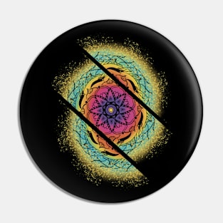 colorful Mandala design Pin