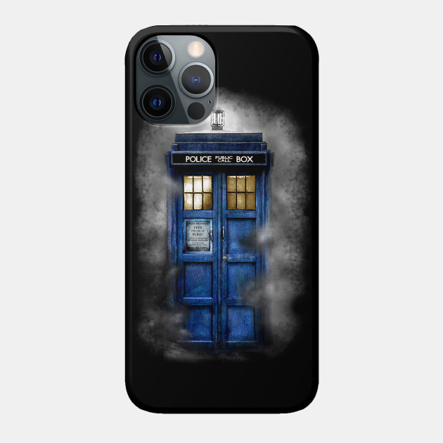 Haunting Blue Phone Booth - Tardis - Phone Case