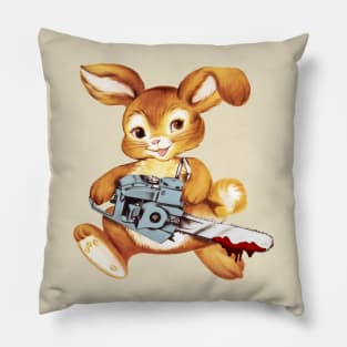 Chainsaw Bunny Pillow