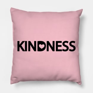 Kindness being kind typography design Pillow