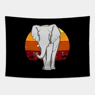 Elephant, vintage design Tapestry