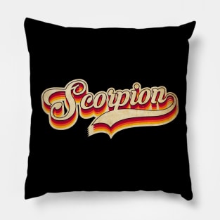 Vintage Scorpion Pillow