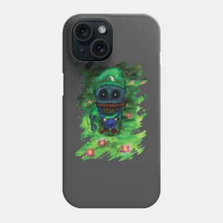 Zombie mustache Phone Case