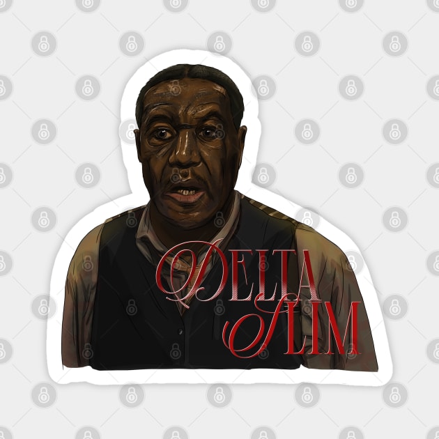 Sinners: Delta Slim Magnet by 51Deesigns
