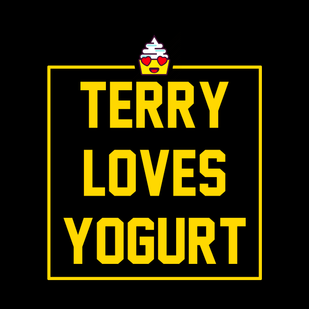 Terry Loves Yogurt by Printnation