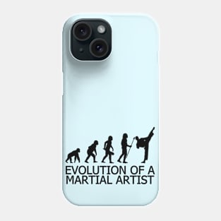 Evolution of a martial artist Phone Case