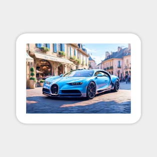 Bugatti in a French village Magnet