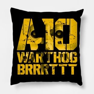 A-10 WARTHOG DISTRESSED Pillow