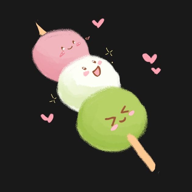 Japanese sweets dango - ODANGO by Evedashy