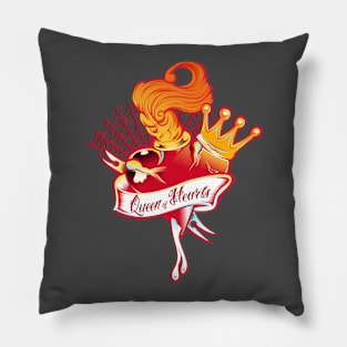 Queen of hearts Pillow