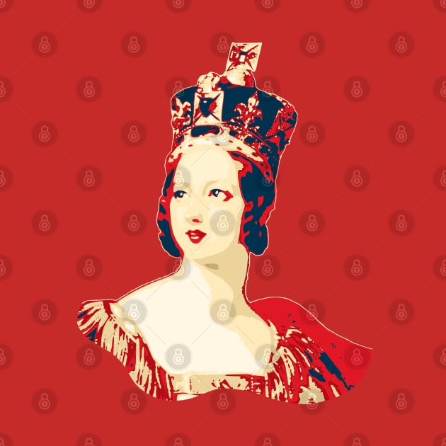 Queen Victoria Pop Art by Nerd_art