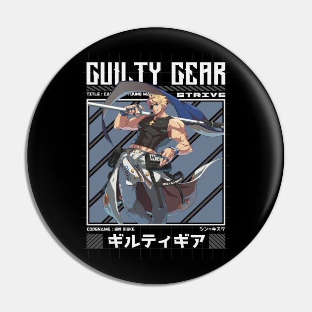Sin Kiske - Guilty Gear Strive Pin by Arestration
