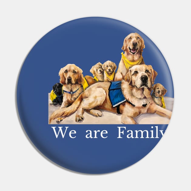 We Are Family Pin by B C Designs