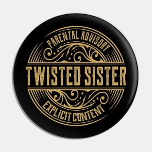 Twisted Sister Vintage Ornament Pin