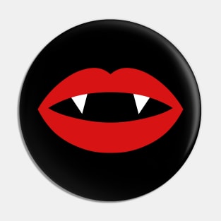 Vampire fangs Pin