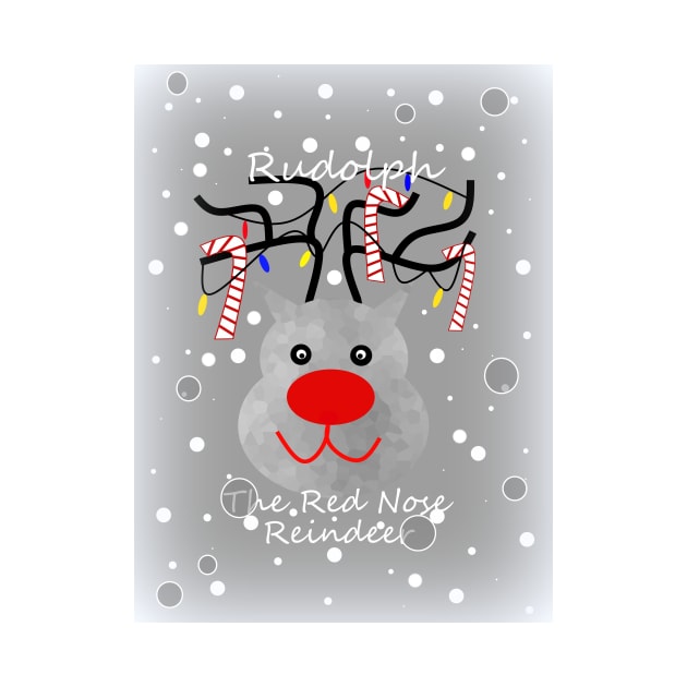 Rudolph The Red Nosed Reindeer by SartorisArt1