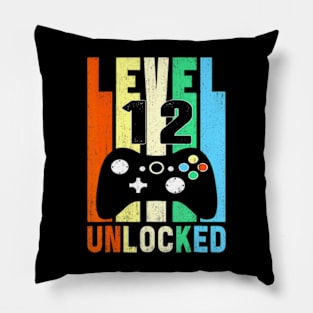 Level 12  12th Video  Birthday Kid Pillow