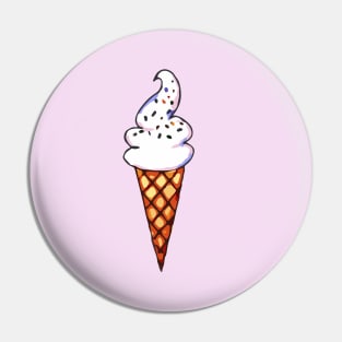 Ice Cream Cone Pin