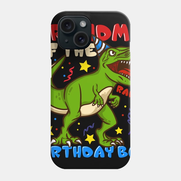 Grandma Of The Birthday Boy - Prehistoric Granny Phone Case by biNutz