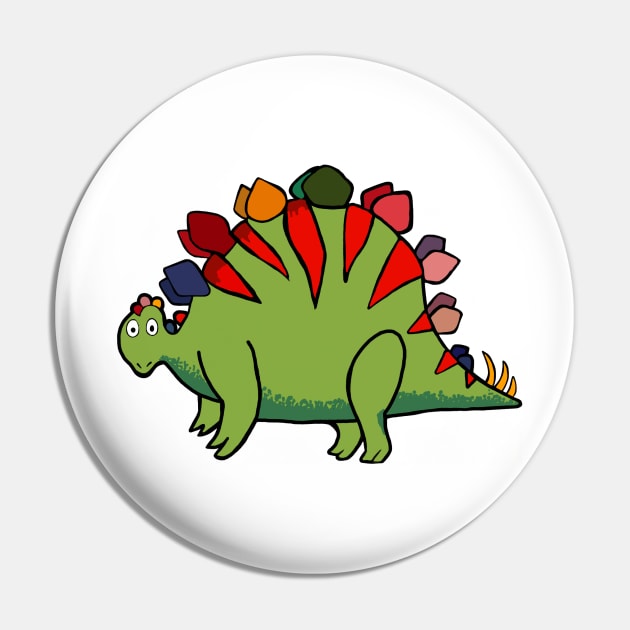 Sally Stegosaurus Pin by JellyFish92