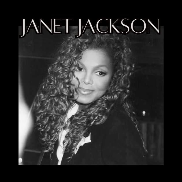 Rétro Janet Jackson Graphic by TheGraphicAtelier