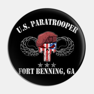 Fort Benning Army Base-Airborne Training-Columbus GA Pin