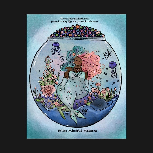 Peaceful Mermaid by The Mindful Maestra