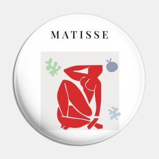 Matisse the blue woman scandivian art print Pin