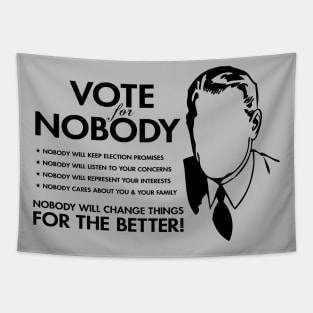 Vote For Nobody Tapestry