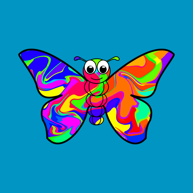 Colorful Butterfly by Shrenk