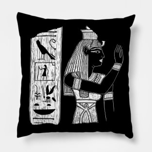 Ancient Egyptian Goddess Making an Offering Pillow