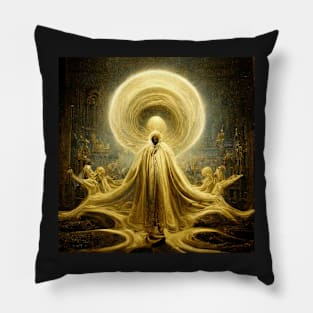 Intimidating Character Golden - best selling Pillow