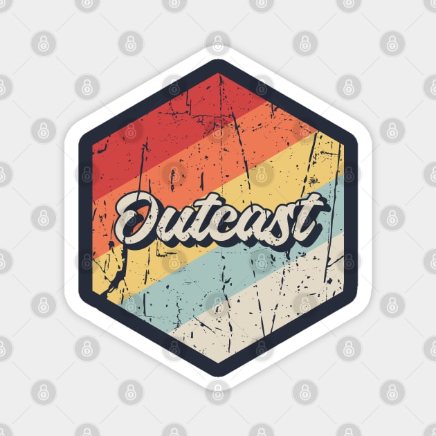 Outcast retro Magnet by Arestration