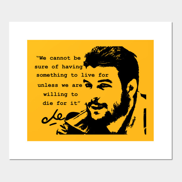 Che Guevara Quote Che Guevara Affiche Et Impression D Art Teepublic Fr