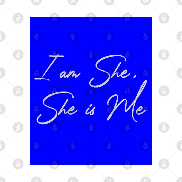 I am he, She is Me Blue by I am She, She is Me