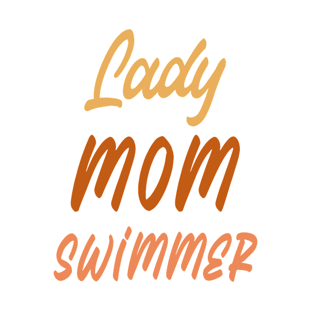 lady, mom, swimmer, design v2 by H2Ovib3s