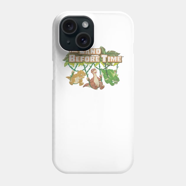 Land Before Time retro dinosaur Phone Case by nikalassjanovic