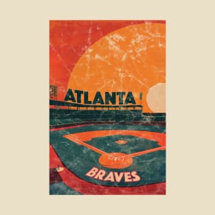 Midcentury Atlanta Braves Stadium T-Shirt