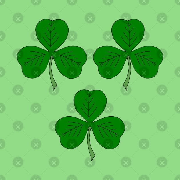 Three Shamrocks by AzureLionProductions