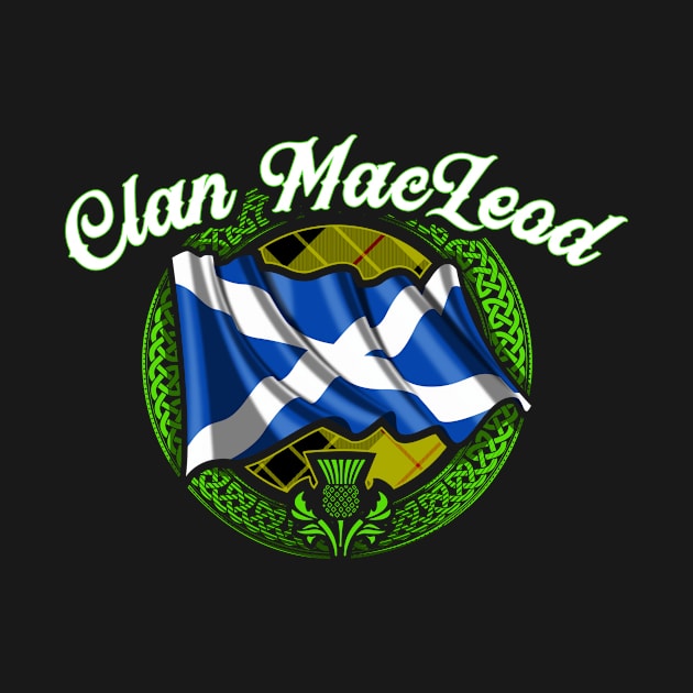Scottish Flag Clan MacLeod by Celtic Folk