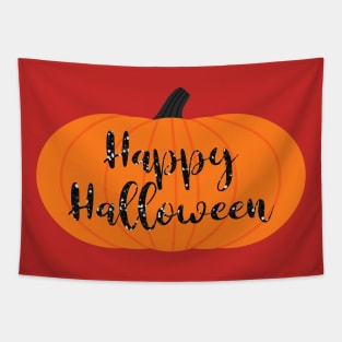 Happy Halloween Pumpkin Tapestry