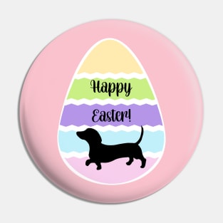 Happy Easter Egg Dachshund Pin