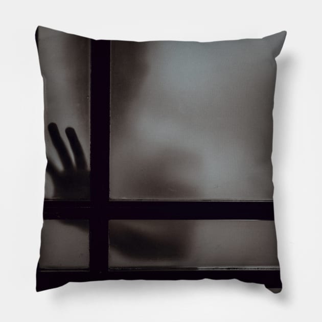 Shadow Man Pillow by opticpixil