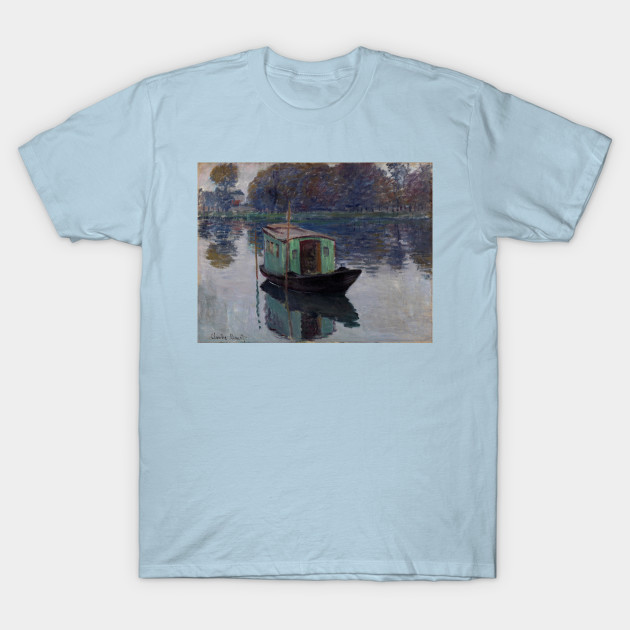 Claude Monet Studio Boat Boat T Shirt Teepublic