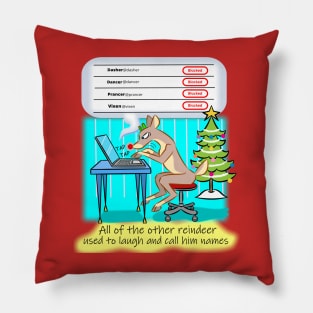 Rudolph On Twitter Pillow