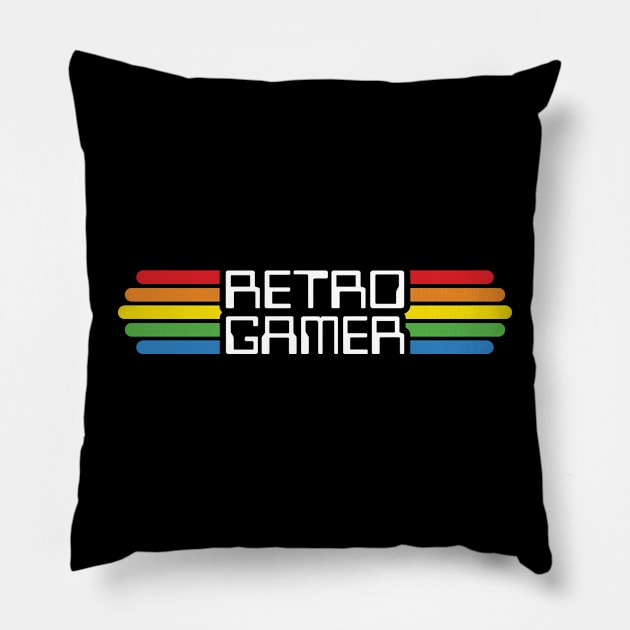 Retro Gamer Pillow by monkeysoup