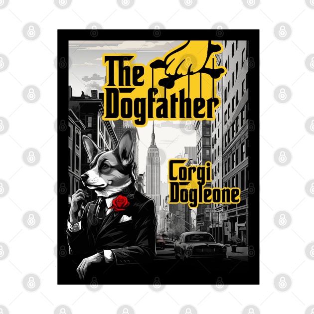 The Dogfather: Corgi Dogleone by DreaminBetterDayz